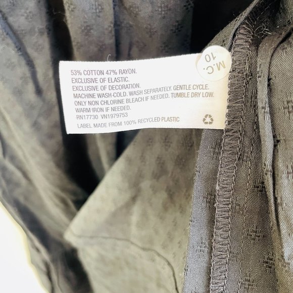 Universal Thread Medium Womens Balloon Long Sleeve Tiered Smocked Neck Dress - Picture 6 of 7